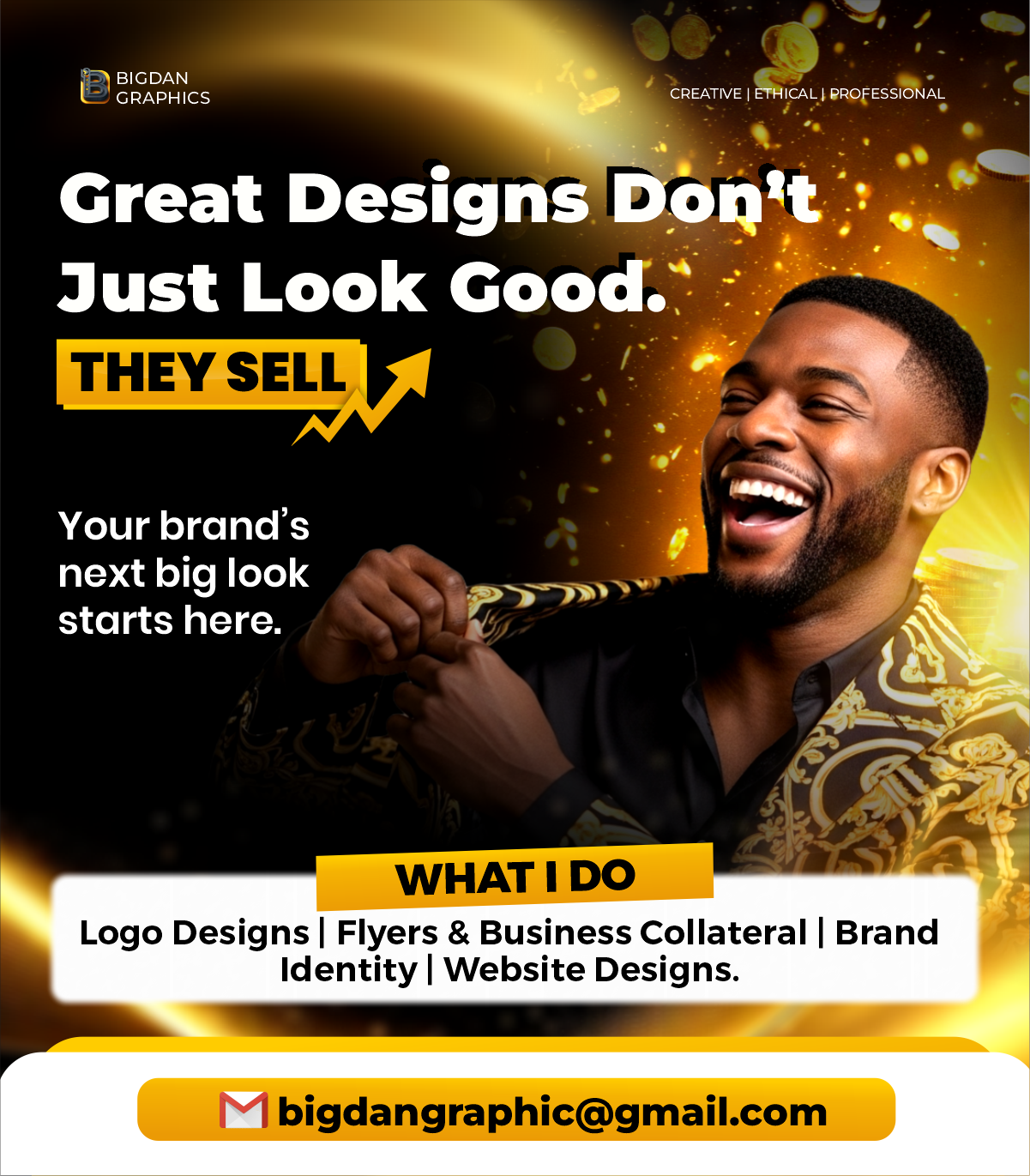 Bigdan Graphics promotional flyer